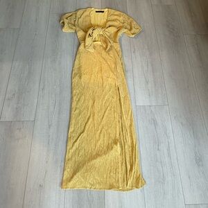 REVOLVE House of Harlow yellow maxi dress
